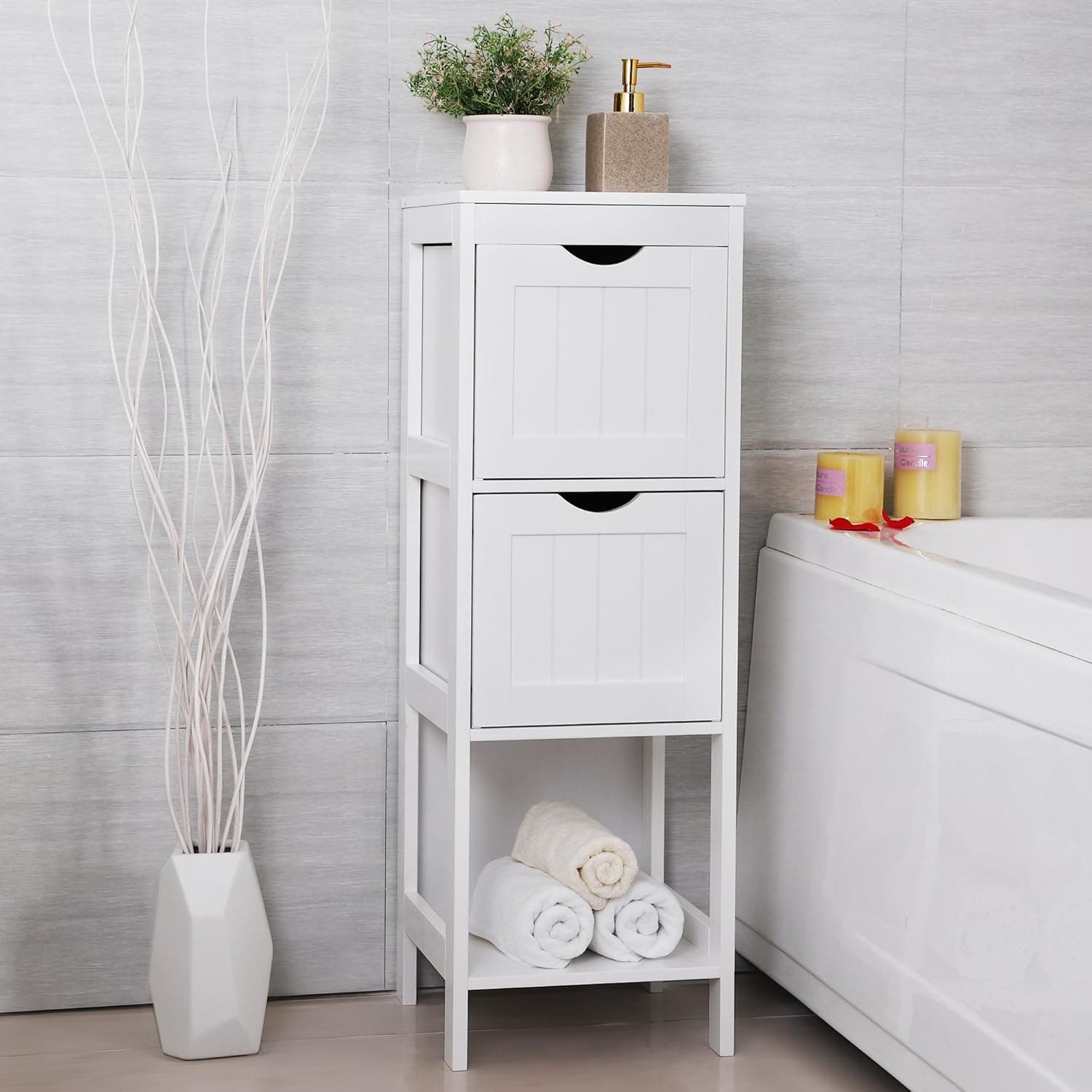 Slimline Bathroom Storage Cabinets