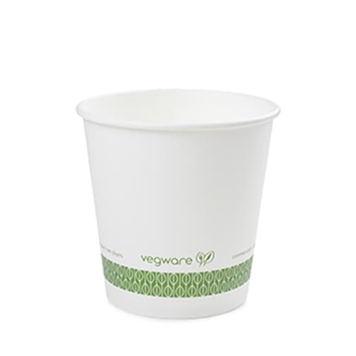 Vegware Compostable Soup Container 24oz White White 24oz 70cl Board (1 ...