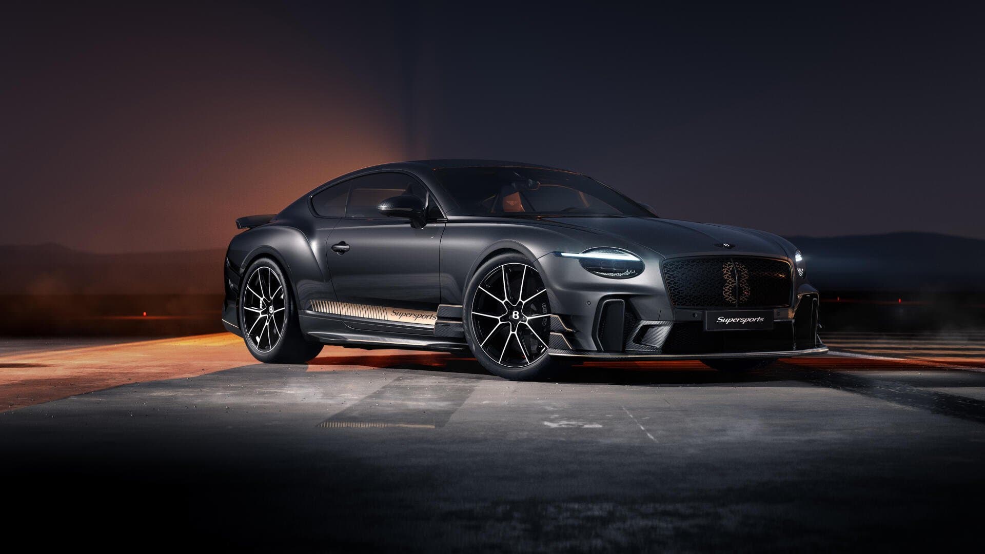Black Bentley Continental GT — 5K Ultra HD Luxury Wallpaper
