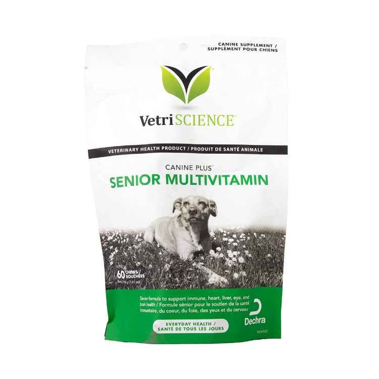 Jasper Vet Clinic. VETRISCIENCE CANINE PLUS SENIOR MULTIVITAMIN CHEWS - 60s