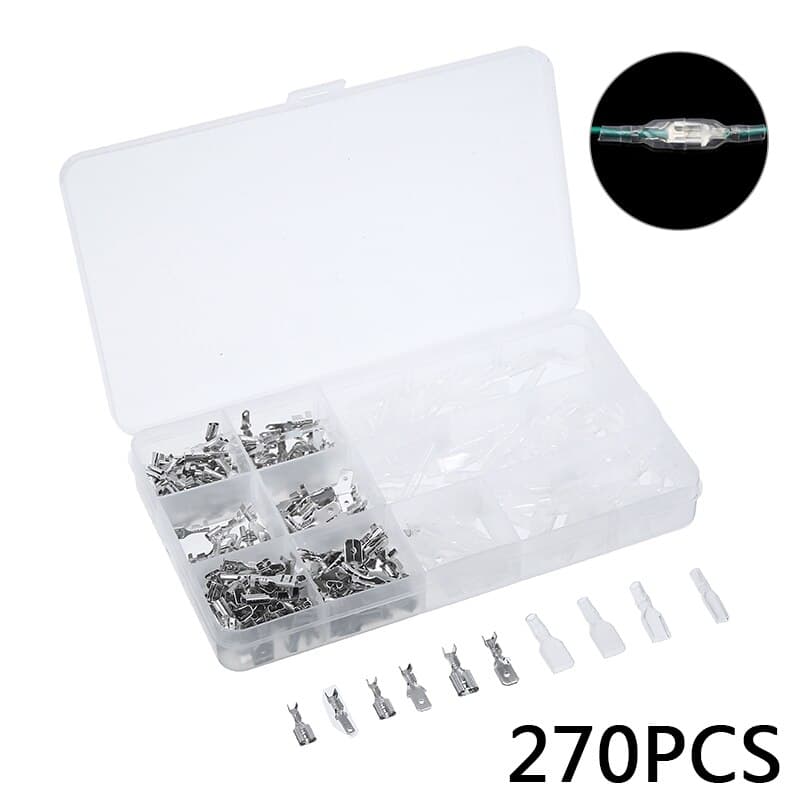270pcs Transparent Electrical Wire Crimp Connector... – Vicedeal