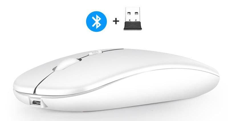 Jelly Comb Bluetooth Rechargeable Mouse Wireless S... – Grandado