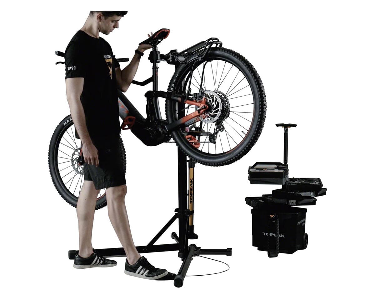 Topeak PrepStand eUP Pro Repair Stand (Black) - Performance Bicycle