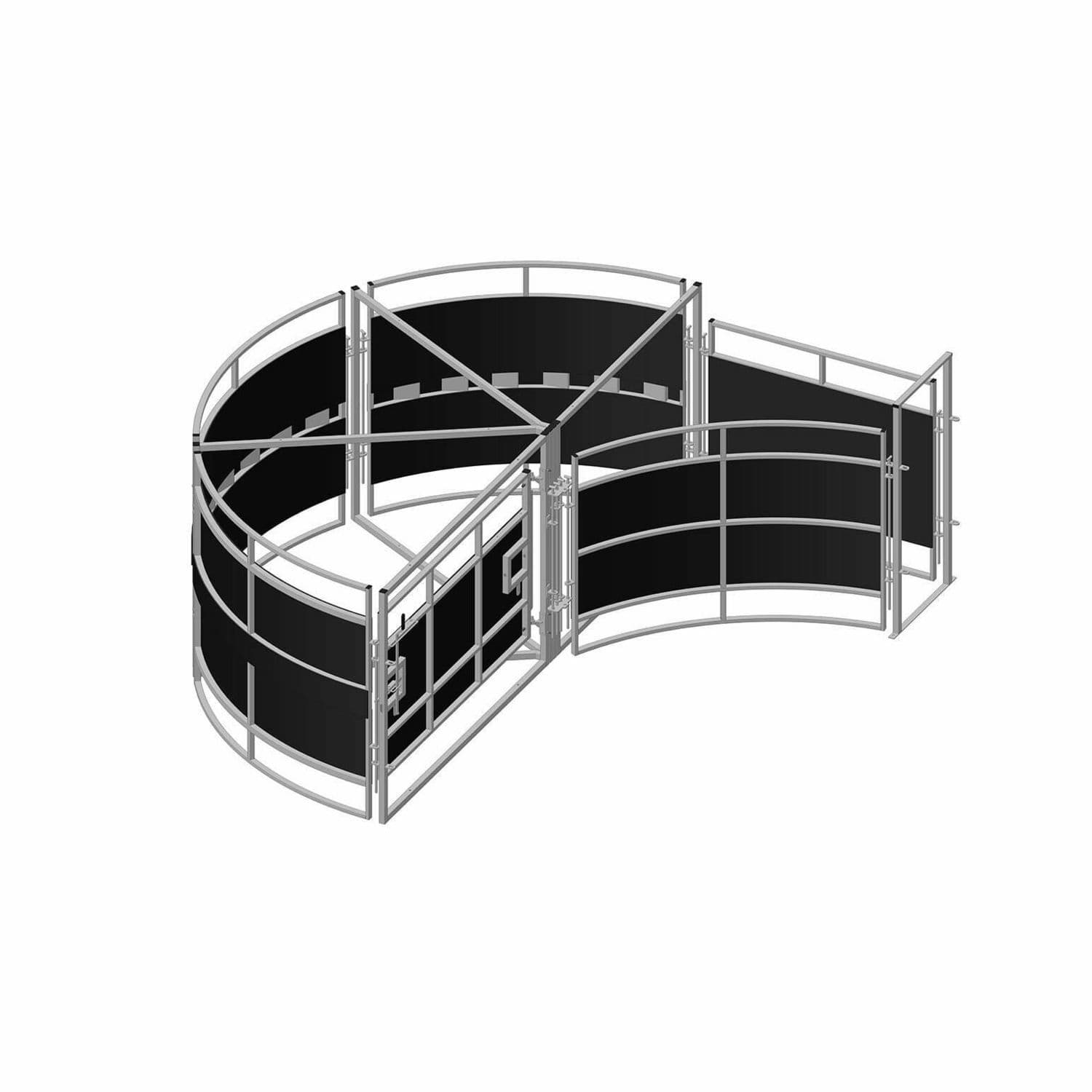 Livestock gate - Suporhandler - LM Bateman - corral / pasture / for cows