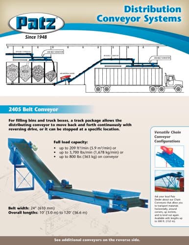 Dairymaster Swiftflo Manure Handling Conveyor