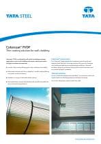 Panel cladding - COLORCOAT® - TATA STEEL - steel / zinc / coating