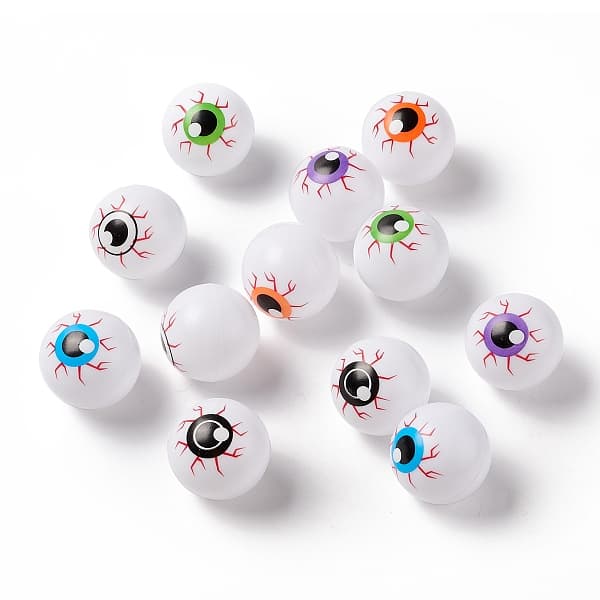Plastic Artificial Eyeballs, Halloween Bouncy Balls, for Party Favor ...