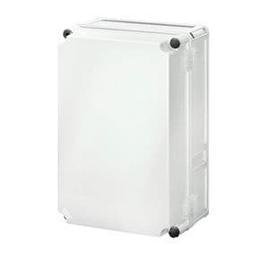 DIN rail box - MI 0100 - Hensel - rectangular / polycarbonate / wire