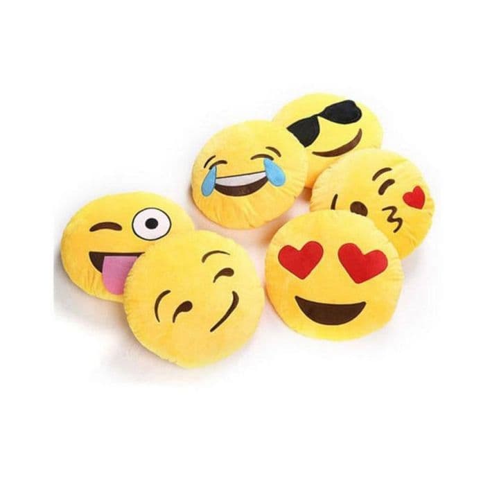 Pack 5 In 1 Set Different Emoji Cushions & Pillow - Yellow All Best ...