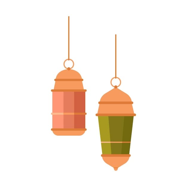 Lights4fun Set of 3 Battery Operated Hanging Moroccan Lanterns
