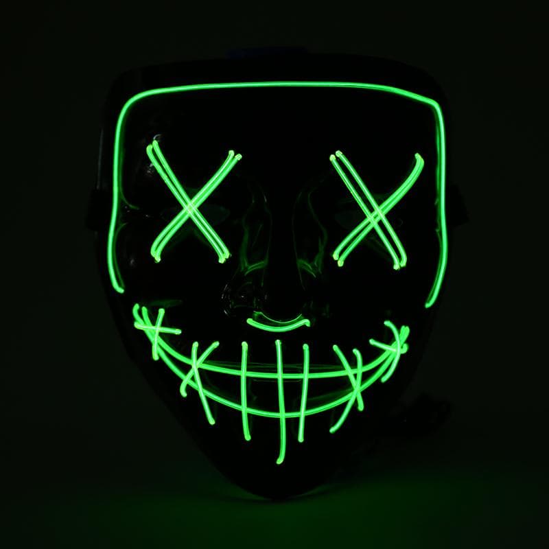 LED Light Up Neon EL Wire Purge Mask by AnanBros