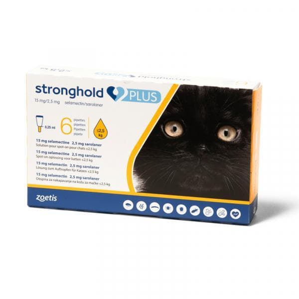 ZOETIS Revolution Plus/Stronghold Plus for Cats FDA Approved 3 Doses ...