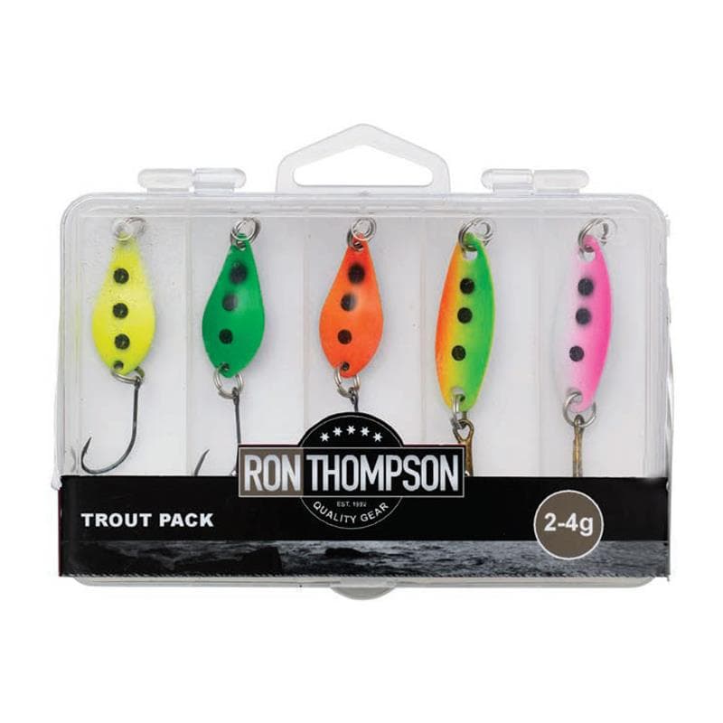Wobbling spoon ron thompson trout 300m green