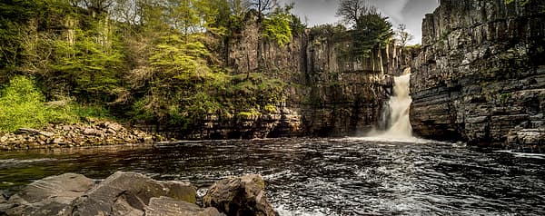 High Force Waterfall Picture Framed & Mounted Wall Art in Colour by ...