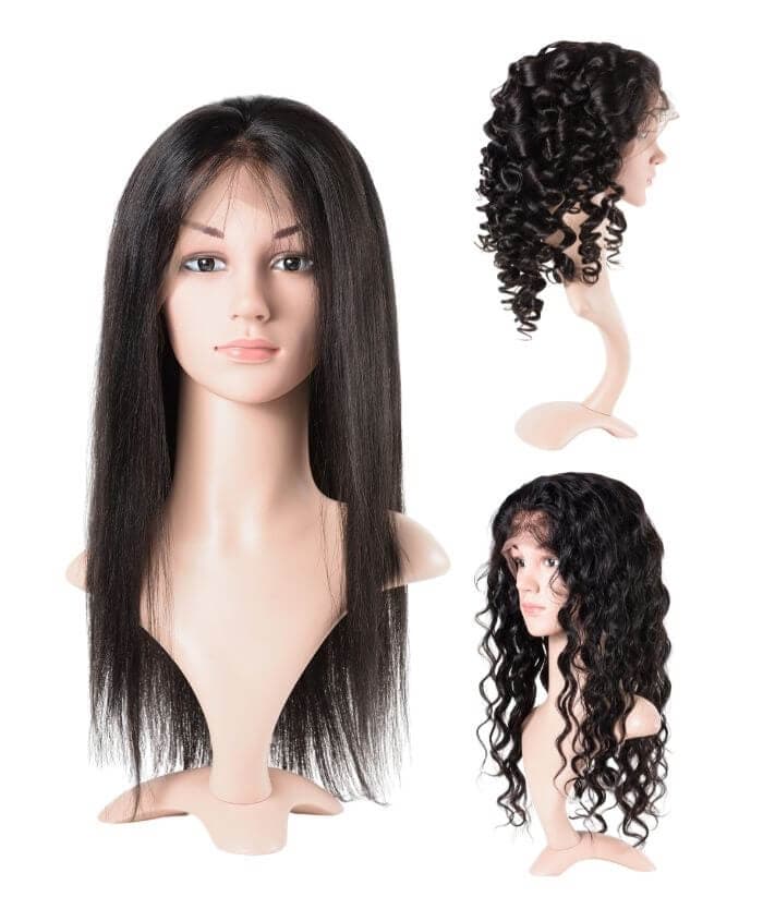 Indique Virgin Hair Extensions Full Lace Wig