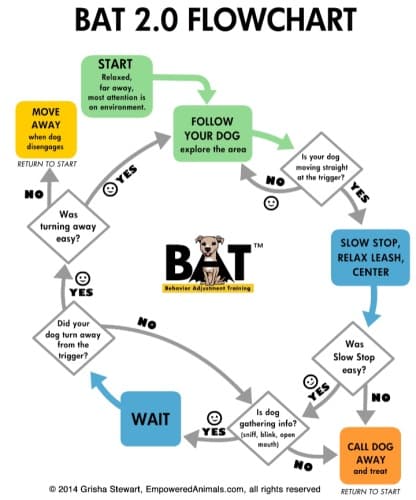 BAT (Behaviour Adjustment Training) flowchart © Grisha Stewart ...