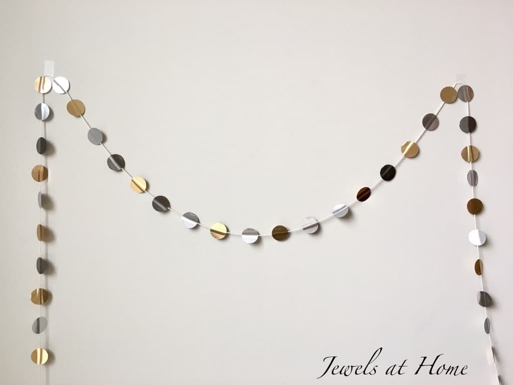 Amscan Metallic Geometric Hanging Garland