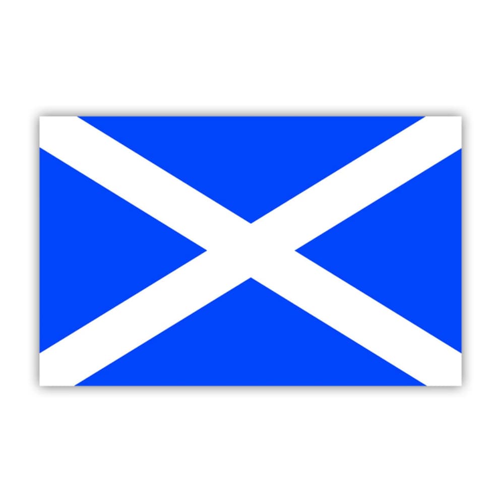 Car sticker, Scotland Saltire | Kilts & More