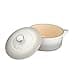 Denby - Natural Canvas White Cast Iron Casserole Dish - Dutch Oven ...