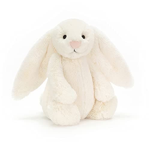 Jellycat Bashful Cream Bunny, Medium, 12 inches