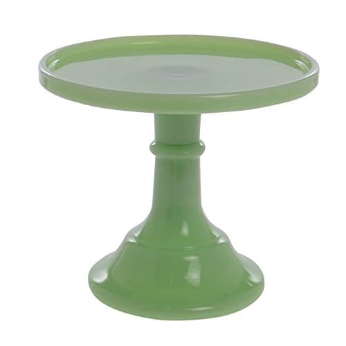Jadeite 6" Glass Cake Stand - by Mosser Glass