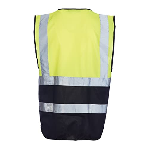Blackrock Yellow & Black Premium Hi Vis Vest With Pockets, ID Pouch ...