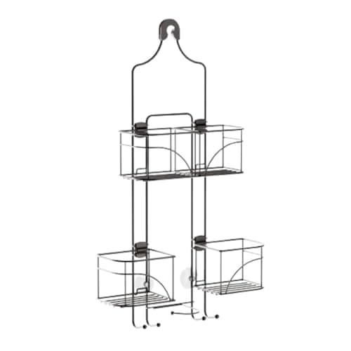 Zenna Home E7446HB, Expandable Over-The-Showerhead Caddy, Bronze