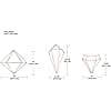 Amazon.com: Umbra Prisma Geometric Sculptures, Decorate Your Wall with ...