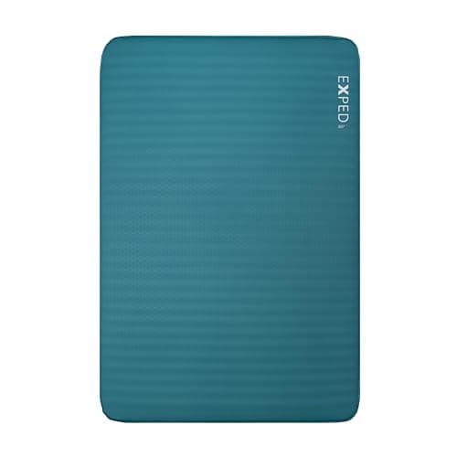 Exped MegaMat Duo Long Wide Plus - Self Inflating Soft Car Sleeping Mat, 4” Foam Pad, Pump Included