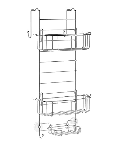 Zenna Home, Chrome 7803SS, Over-The-Shower Door Caddy: TrueGether.com