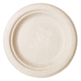Amazon.com: Vegware Compostable 6" Molded Fiber Paper Plates, Case of ...