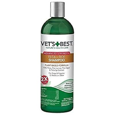 Buy Vet's Best Flea and Tick Advanced Strength Dog Shampoo | Flea ...