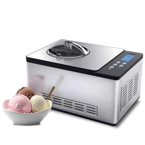 Whynter ICM-200LS Stainless Steel Ice Cream Maker, 2.1-Quart, Silver