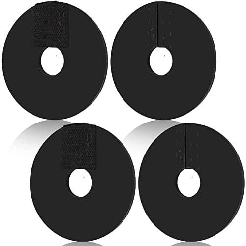 4 Pcs Rubber Bit Guards for Horses Black Bit Cheek Guards with Hook and Loop Fastener Soft Flexible Horse Bits Guard for Protecting Horse Mouth and Lips from Chafing and Pinching