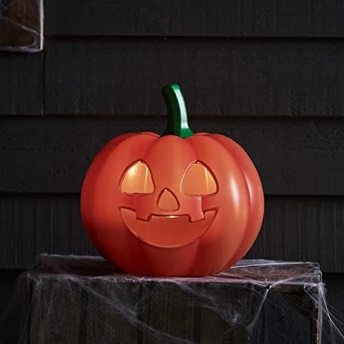 Lights4fun Halloween Pumpkin LED Lantern