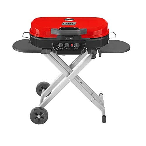 Coleman Roadtrip 285 Portable Stand-Up Propane Grill - Grill with 3 Adjustable Burners, Instastart Ignition and 20,000 BTUs of Power - 285 Sq. In. Cooking Area