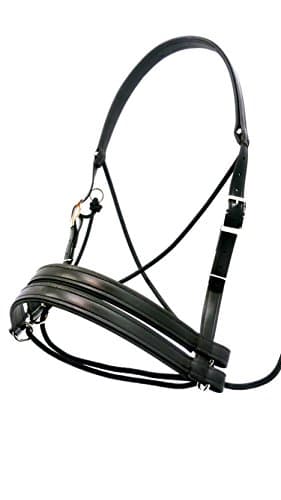 Ultimate Bitless Bridle (Black, Draft)