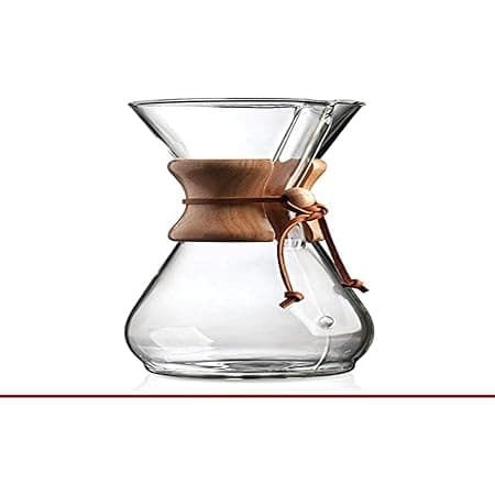 Amazon.com: Chemex Pour-Over Glass Coffeemaker - Classic Series - 3-Cup ...