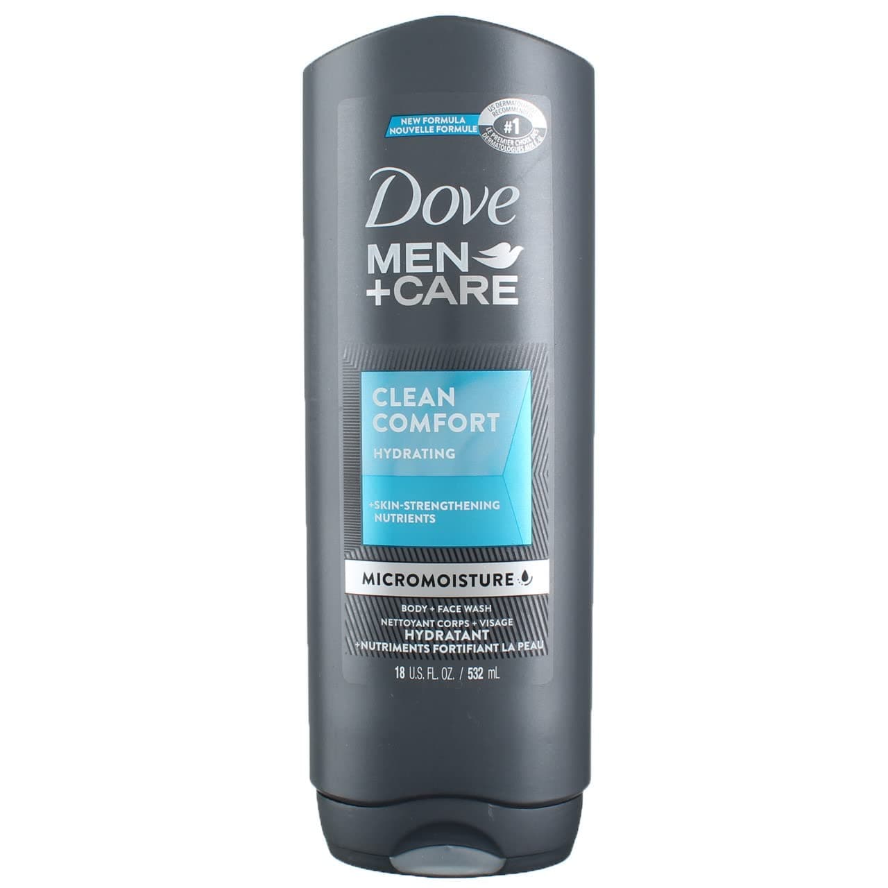 Amazon.com : DOVE MEN + CARE Body and Face Wash Clean Comfort 4 Count ...