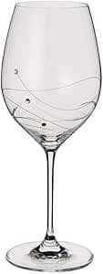 Dartington Crystal Glitz Goblets, Set of 2 | Embellished with Sparkling ...