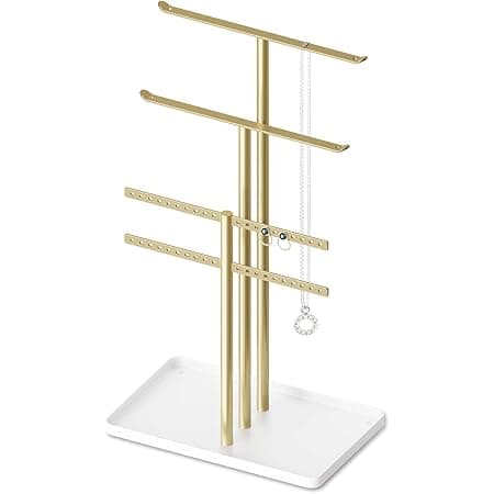 Amazon.com: Umbra Trigem Hanging Jewelry Organizer Tiered Tabletop ...