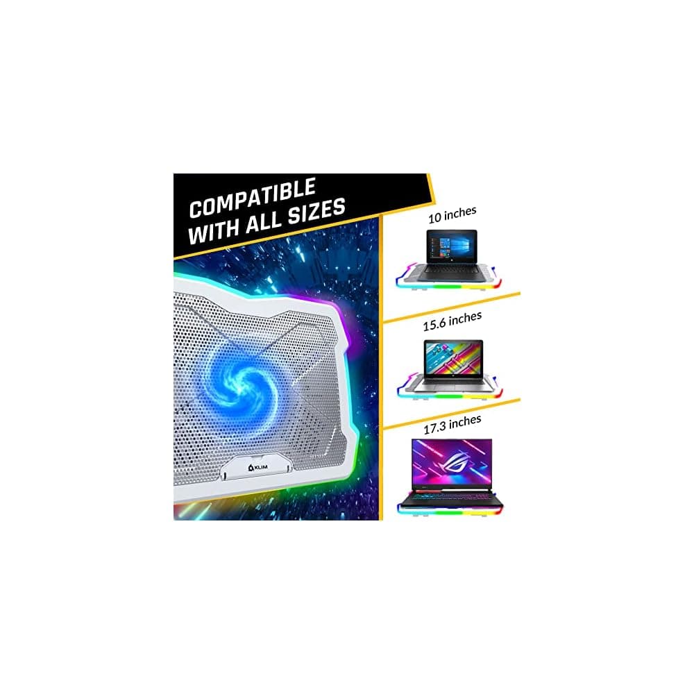 KLIM Ultimate + RGB Laptop Cooling Pad with LED Rim Nepal | Ubuy