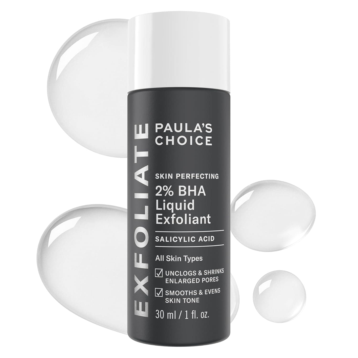 Paula's Choice SKIN PERFECTING 2% BHA Liquid Exfoliant with Salicylic ...