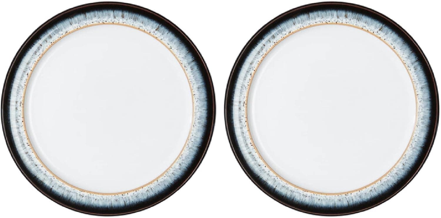 Denby - Halo Small Plates Set of 2 - Reactive Glaze Dishwasher ...