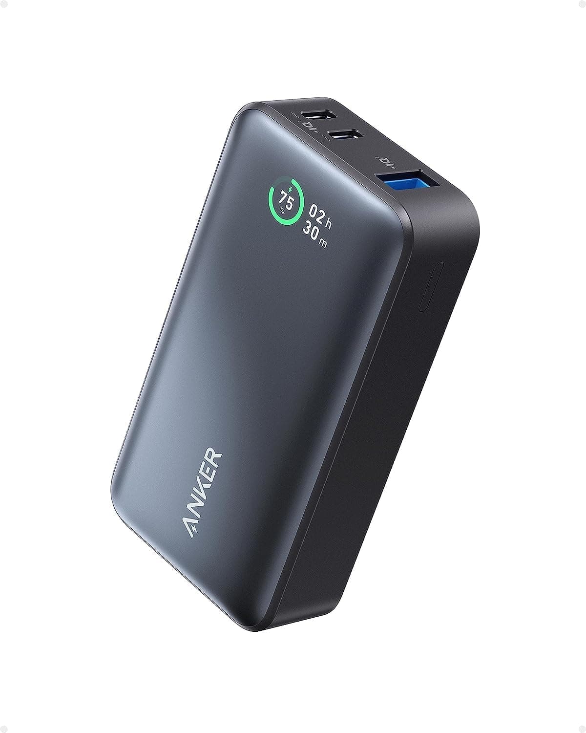 Anker Power Bank, 24,000mAh 3-Port Portable Charger with 140W Output ...