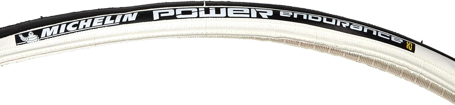 Amazon.com : Michelin Power Endurance Road Bike Tyre 700X23C White ...