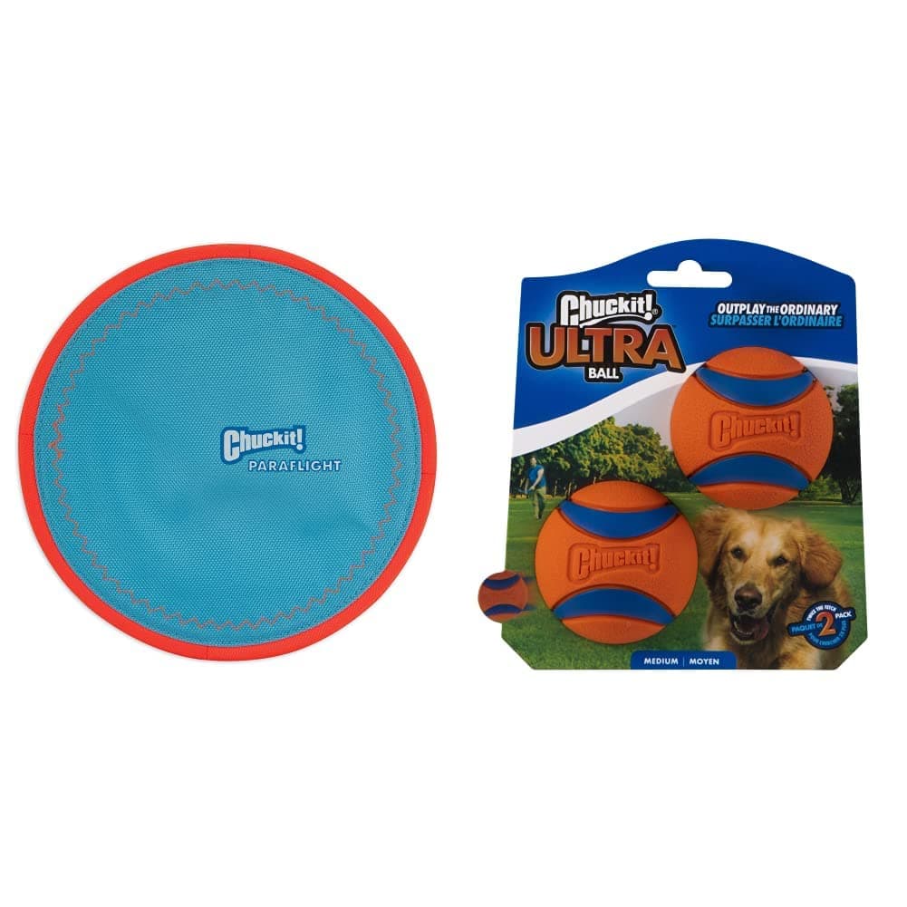 Chuckit! Paraflight Flyer Dog Frisbee Toy Floats On Water; Gentle On ...