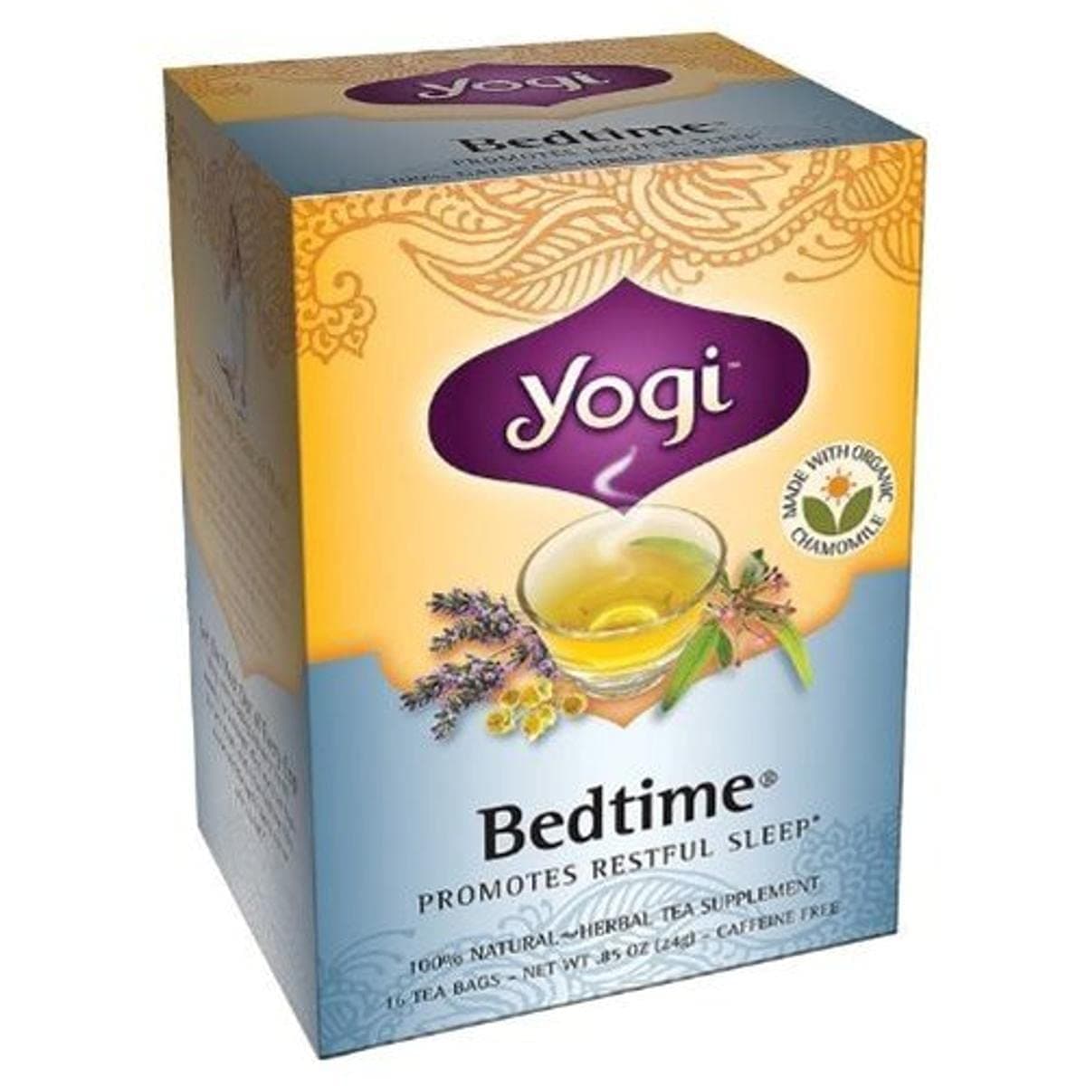 Amazon.com : Yogi Bedtime Tea - 16 Tea Bags : Herbal Teas : Everything Else