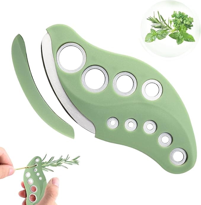 Amazon.com: Herb Stripper Tool 9 Holes with Herb Cutter, Herb Stripper ...
