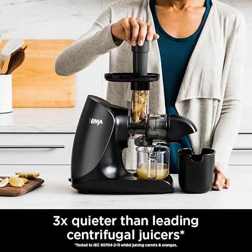 Ninja Cold Press Juicer [JC100UK] Slow Juicer, Masticating Juicer ...